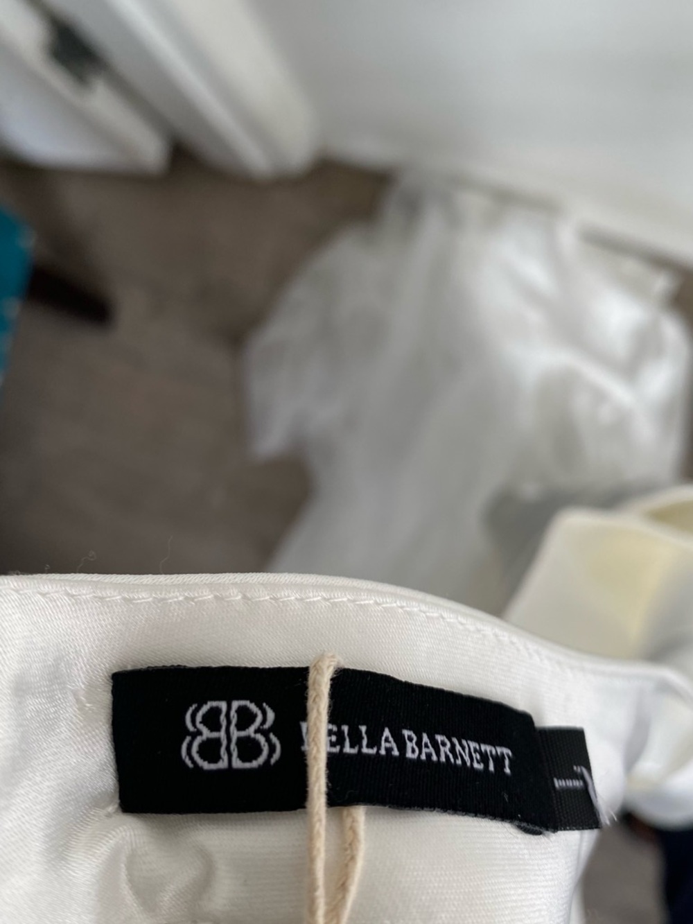 BELLA BARNETT WHITE SATIN JUMPSUIT - Picture 14 of 16